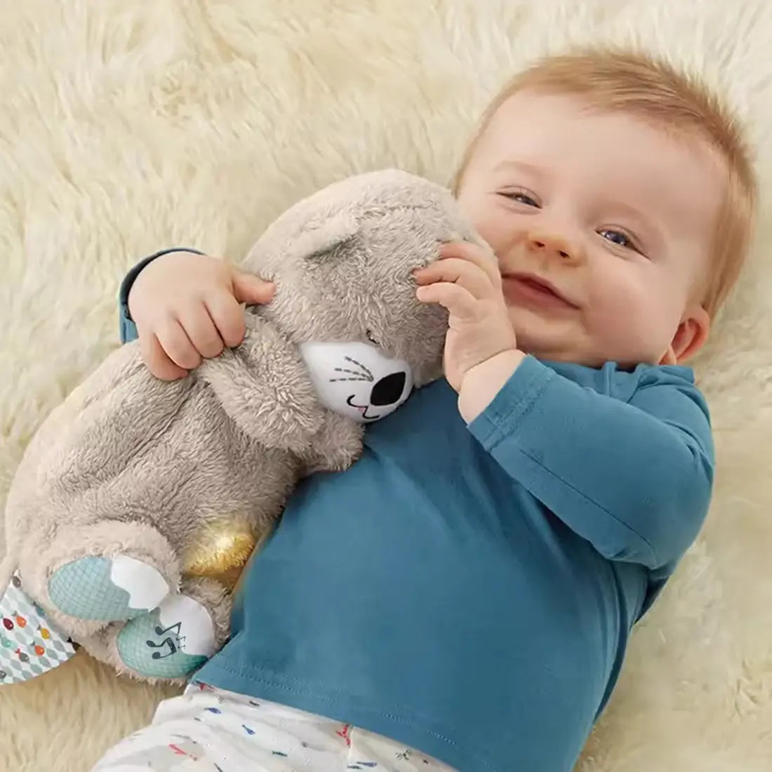 Breathing Otter Baby Sleep and Playmate